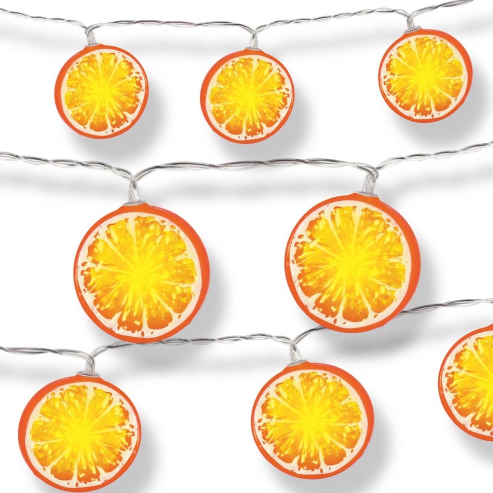 FUN DAY 10 LED Oranges String Lights - Picture 3 of 6